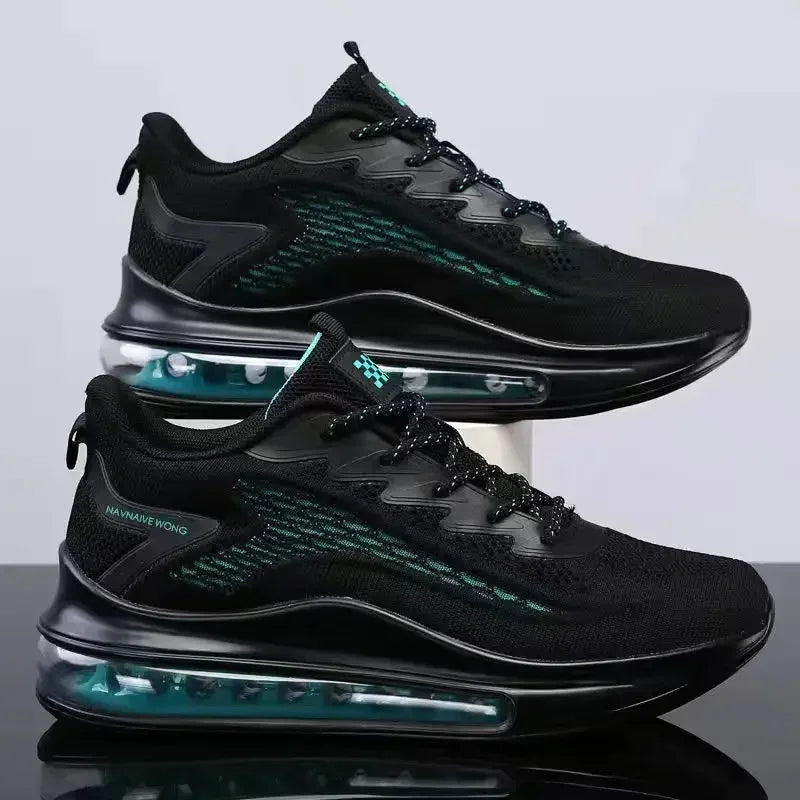 Chaussures de course à coussin d'air pour hommes, baskets décontractées tendance, respirantes et à semelle souple, pour le printemps été