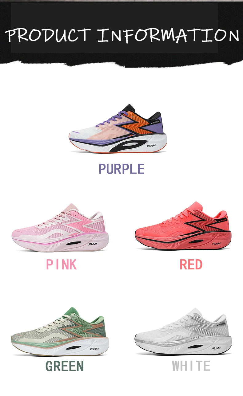 Chaussures de course légères pour hommes et femmes, nouvelle collection printemps-été 2025, avec plaque en carbone, pour marathon