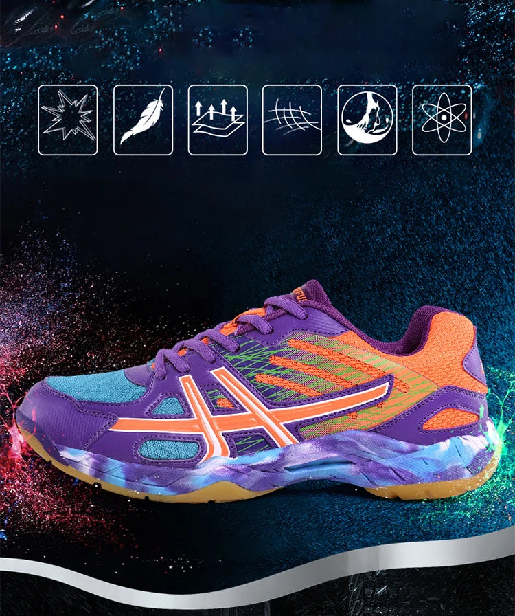 Baskets de badminton légères et respirantes pour femmes, chaussures de sport de plein air, d'athlétisme, vertes, nouvelle collection 2025