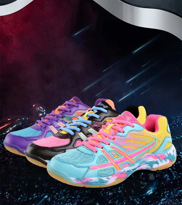 Baskets de badminton légères et respirantes pour femmes, chaussures de sport de plein air, d'athlétisme, vertes, nouvelle collection 2025