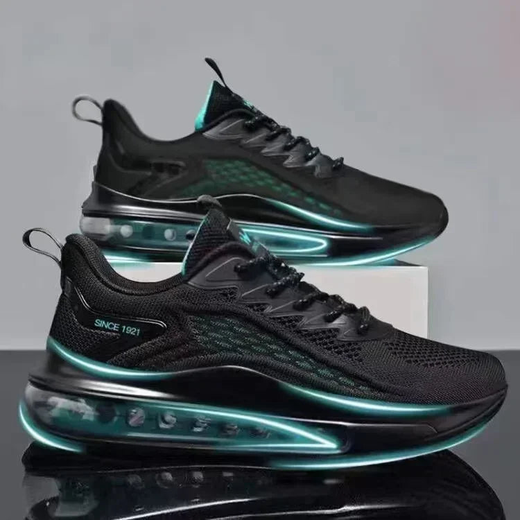 Chaussures de course à coussin d'air pour hommes, baskets décontractées tendance, respirantes et à semelle souple, pour le printemps été