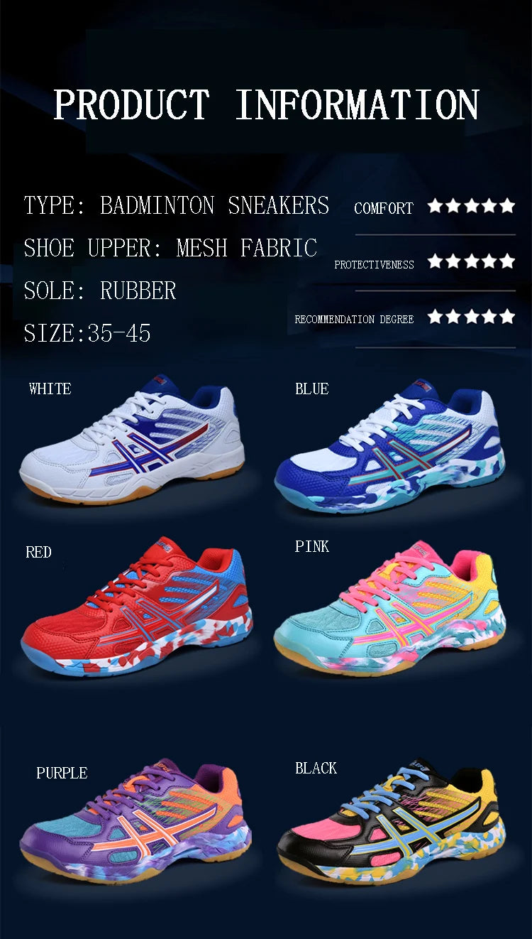 Baskets de badminton légères et respirantes pour femmes, chaussures de sport de plein air, d'athlétisme, vertes, nouvelle collection 2025