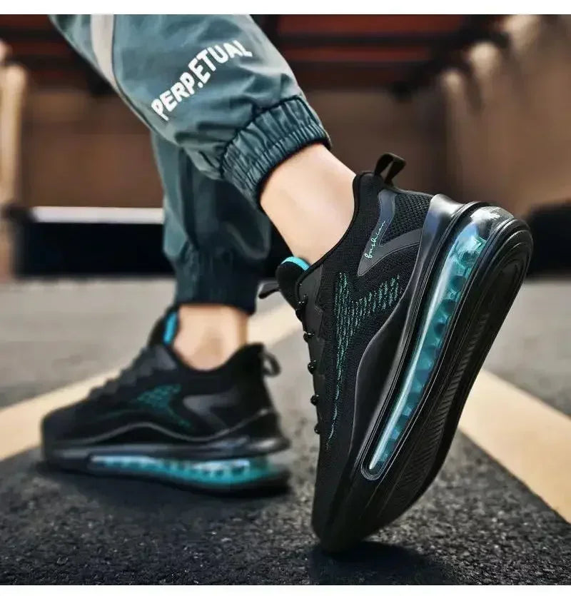 Chaussures de course à coussin d'air pour hommes, baskets décontractées tendance, respirantes et à semelle souple, pour le printemps été