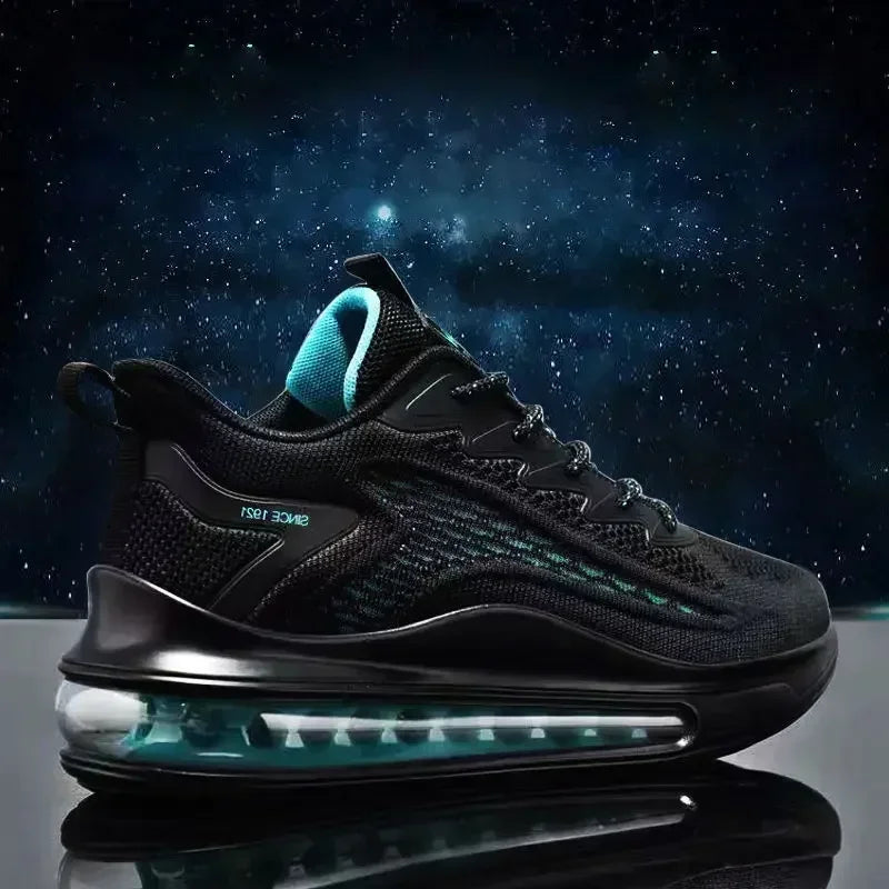 Chaussures de course à coussin d'air pour hommes, baskets décontractées tendance, respirantes et à semelle souple, pour le printemps été