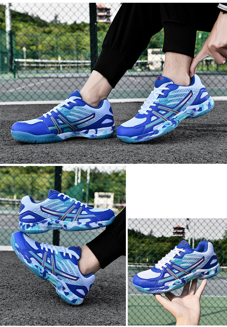 Baskets de badminton légères et respirantes pour femmes, chaussures de sport de plein air, d'athlétisme, vertes, nouvelle collection 2025