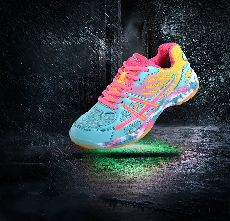 Baskets de badminton légères et respirantes pour femmes, chaussures de sport de plein air, d'athlétisme, vertes, nouvelle collection 2025