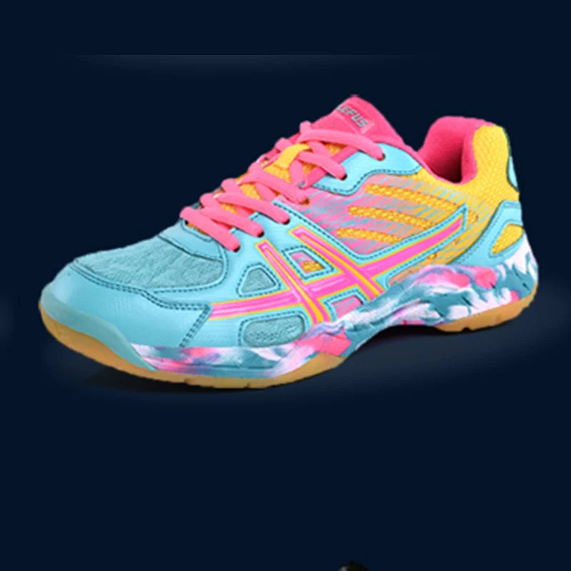 Baskets de badminton légères et respirantes pour femmes, chaussures de sport de plein air, d'athlétisme, vertes, nouvelle collection 2025