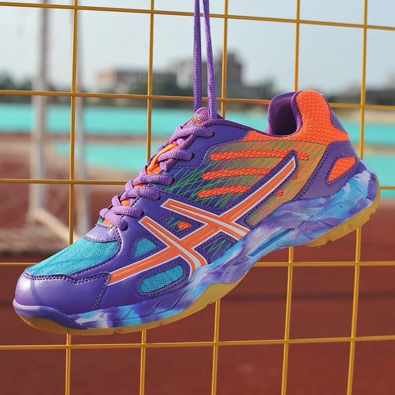 Baskets de badminton légères et respirantes pour femmes, chaussures de sport de plein air, d'athlétisme, vertes, nouvelle collection 2025