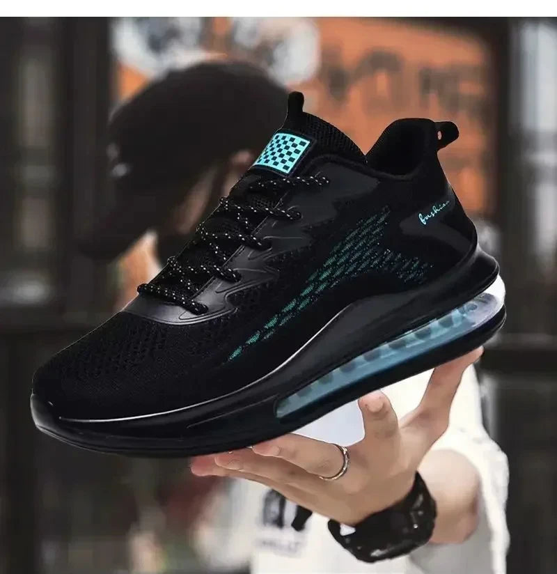 Chaussures de course à coussin d'air pour hommes, baskets décontractées tendance, respirantes et à semelle souple, pour le printemps été