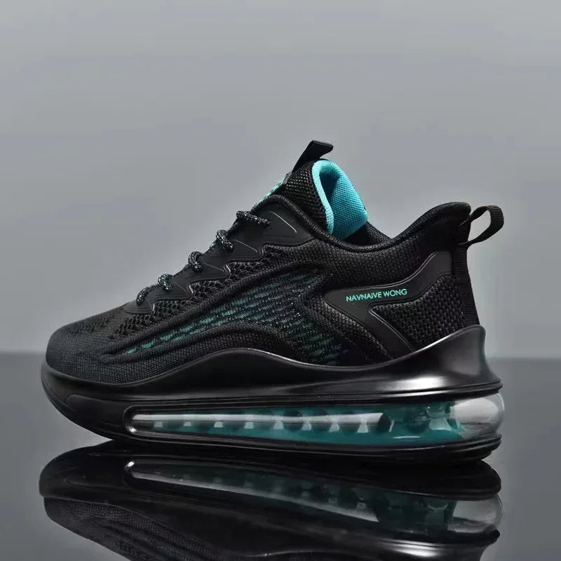 Chaussures de course à coussin d'air pour hommes, baskets décontractées tendance, respirantes et à semelle souple, pour le printemps été