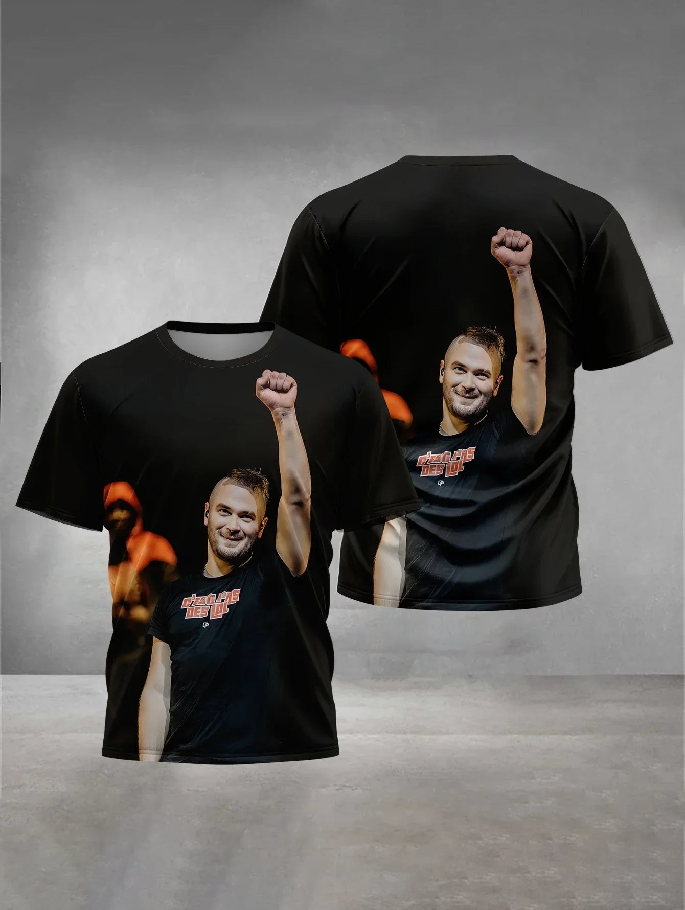 T-shirt de sport imprimé 3D à séchage rapide et respirant pour homme, style streetwear, JuL C'est Pas Des Lol, hip-hop, rock, décontracté, manches courtes