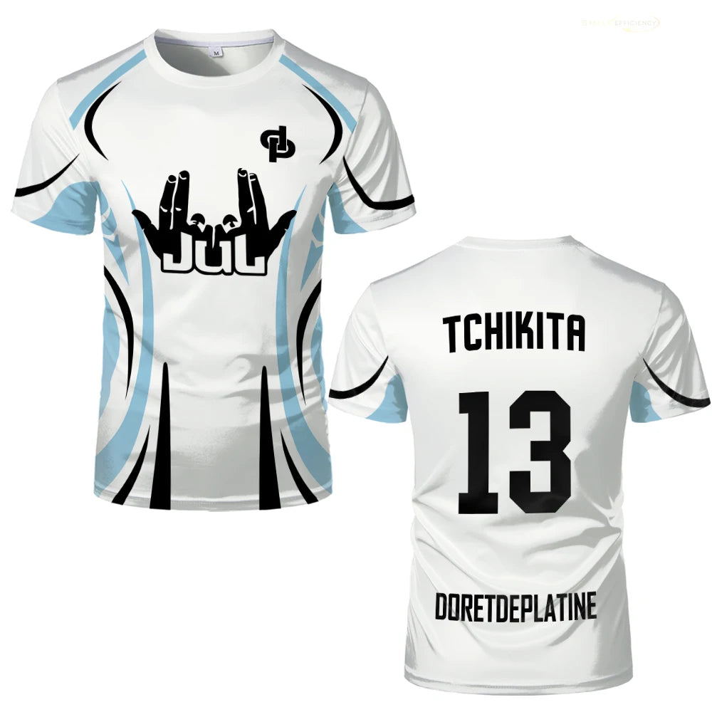 T-shirts de football pour hommes et femmes, rose, respirant, séchage rapide, entraînement, DP, mode été, décontracté, sport, 2025