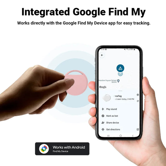 1/4PCS Bluetooth GPS Tracker Fonctionne avec Android Google Find My App Key Finder Pet Locator Smart Tag pour téléphones Xiaomi Samsung