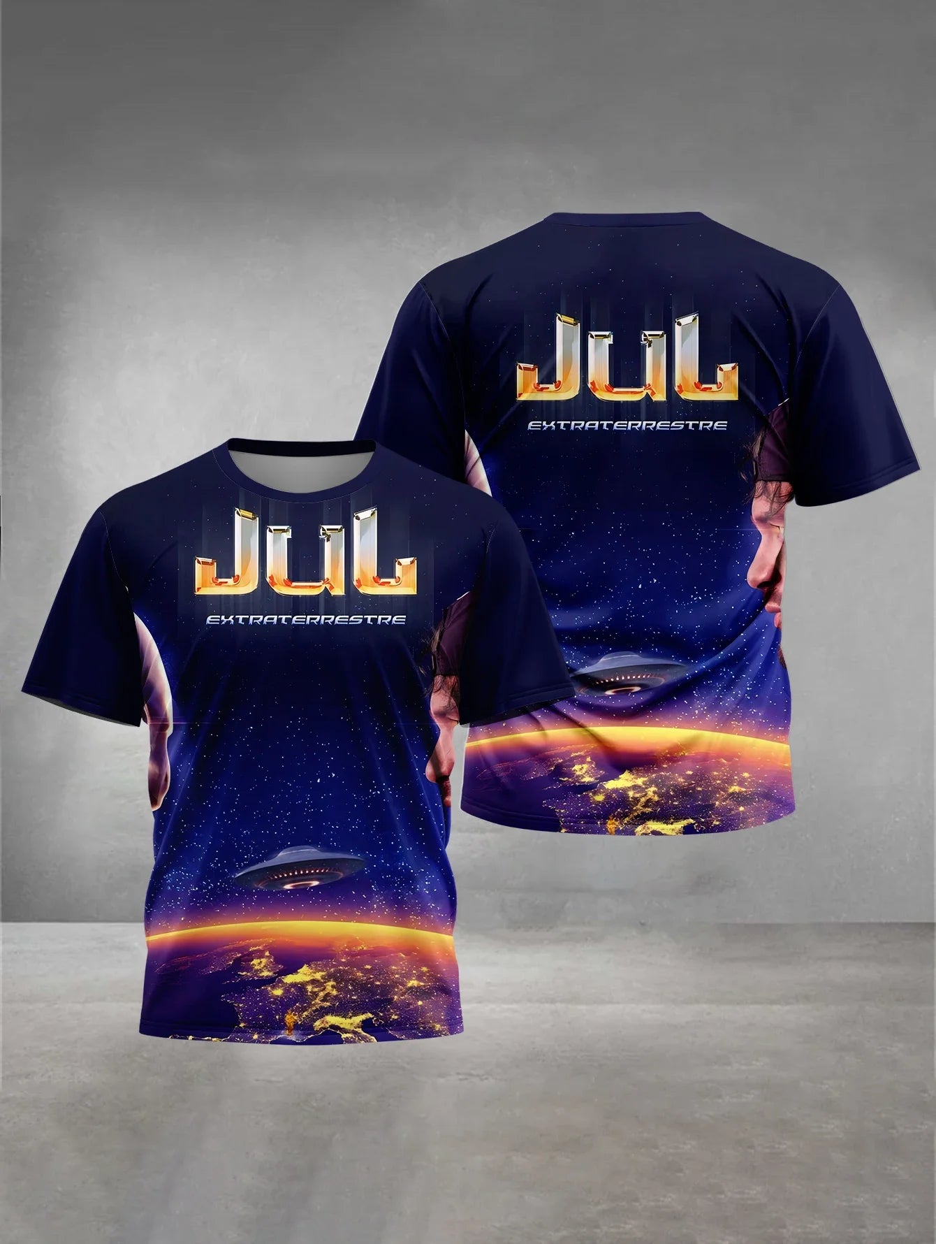 T-shirt de sport imprimé 3D à séchage rapide et respirant pour homme, style streetwear, JuL C'est Pas Des Lol, hip-hop, rock, décontracté, manches courtes