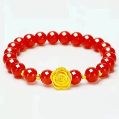 Bracelet de perles et de suerte FengShui, bracelet de perles Pixiu d'obsidienne noire Feng Shui, bracelet de perles de bouddha porte-bonheur