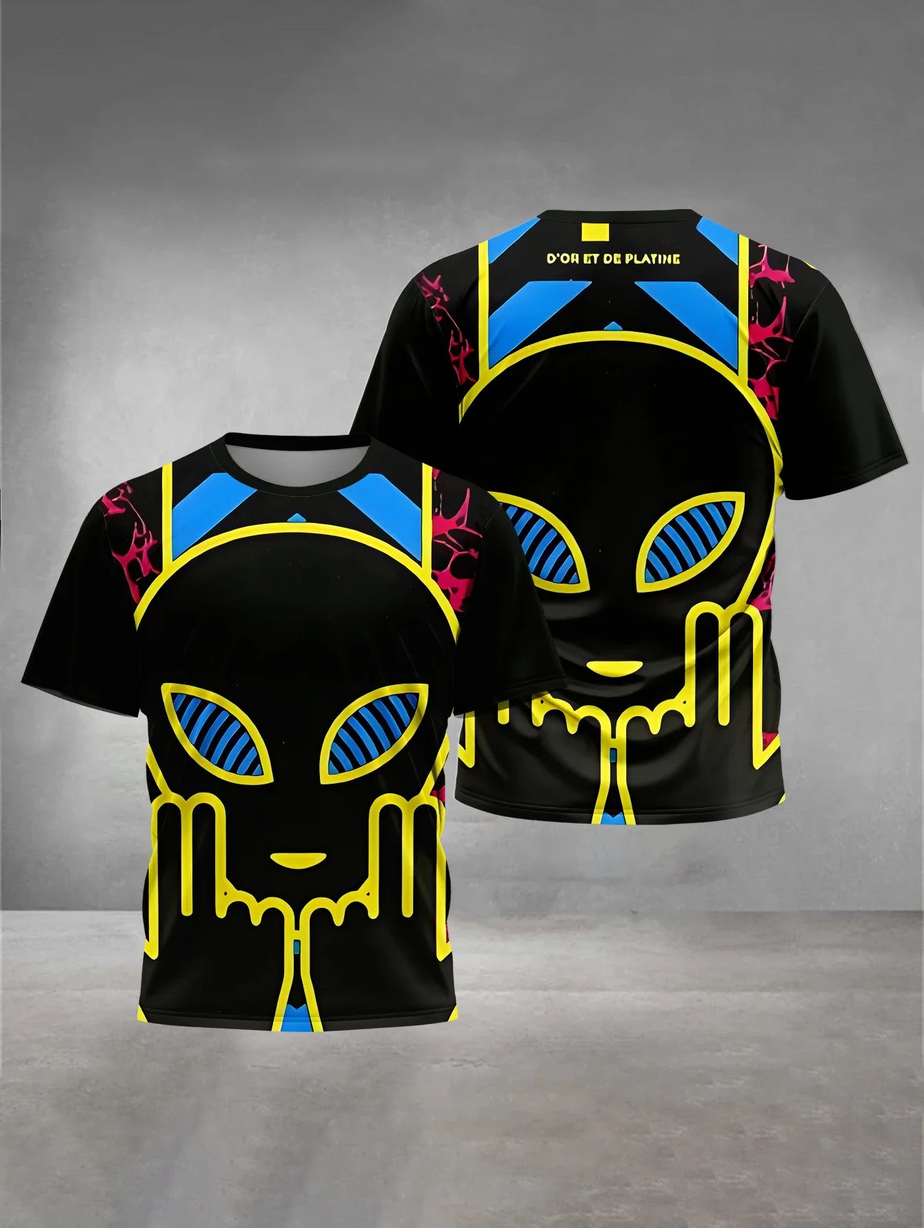 T-shirt de sport imprimé 3D à séchage rapide et respirant pour homme, style streetwear, JuL C'est Pas Des Lol, hip-hop, rock, décontracté, manches courtes
