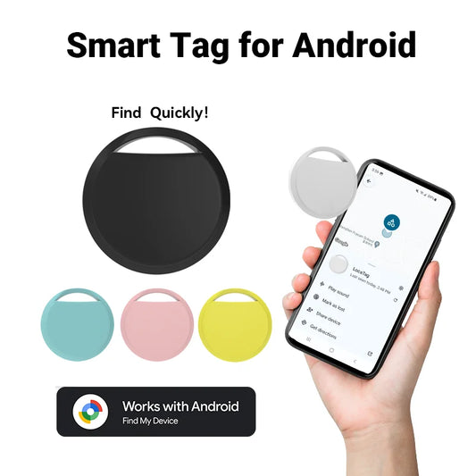 1/4PCS Bluetooth GPS Tracker Fonctionne avec Android Google Find My App Key Finder Pet Locator Smart Tag pour téléphones Xiaomi Samsung