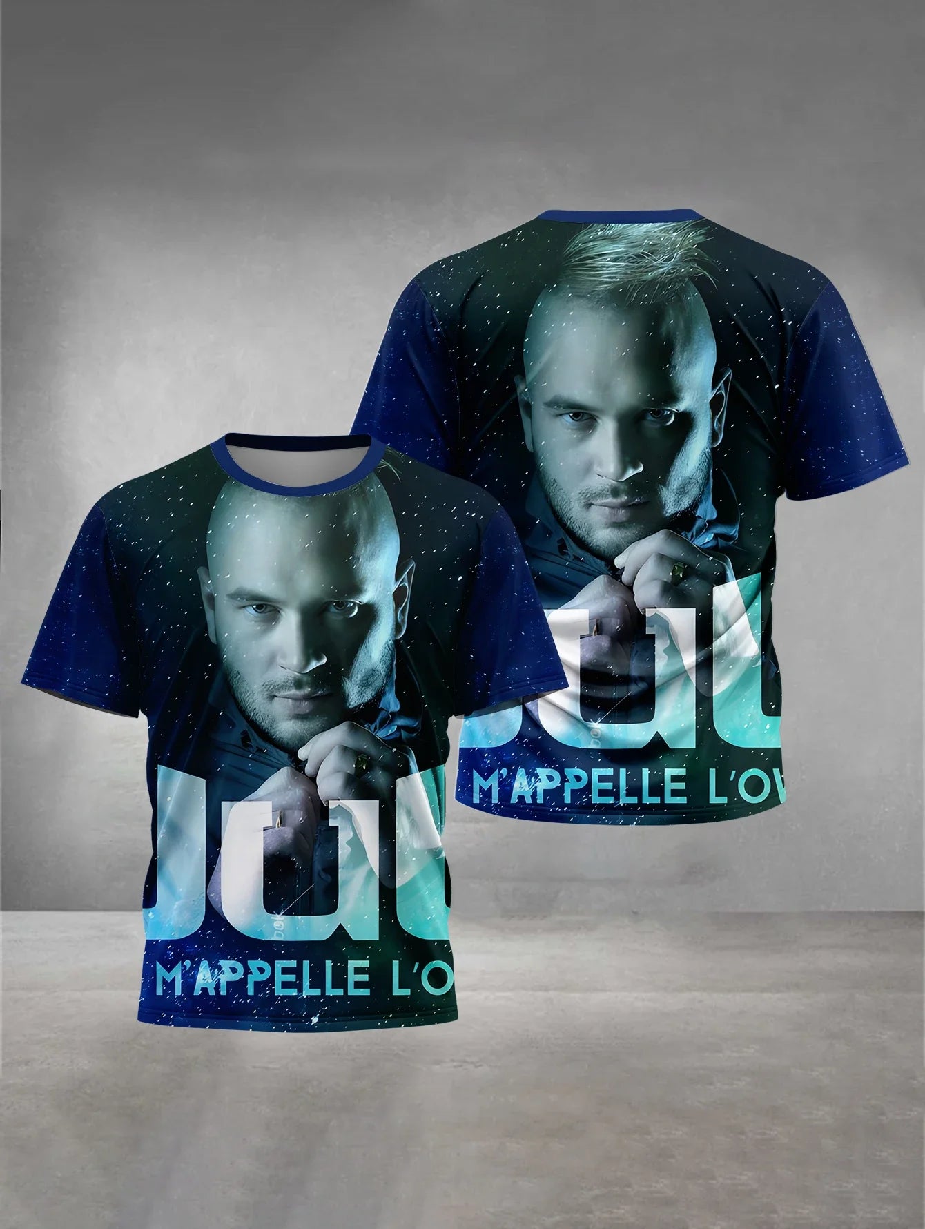 T-shirt de sport imprimé 3D à séchage rapide et respirant pour homme, style streetwear, JuL C'est Pas Des Lol, hip-hop, rock, décontracté, manches courtes