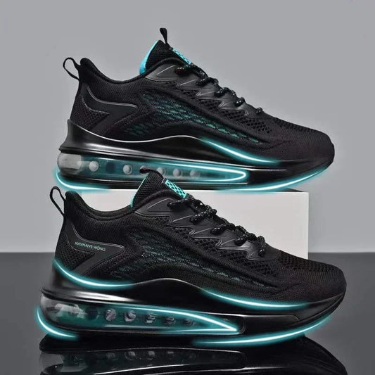 Chaussures de course à coussin d'air pour hommes, baskets décontractées tendance, respirantes et à semelle souple, pour le printemps été