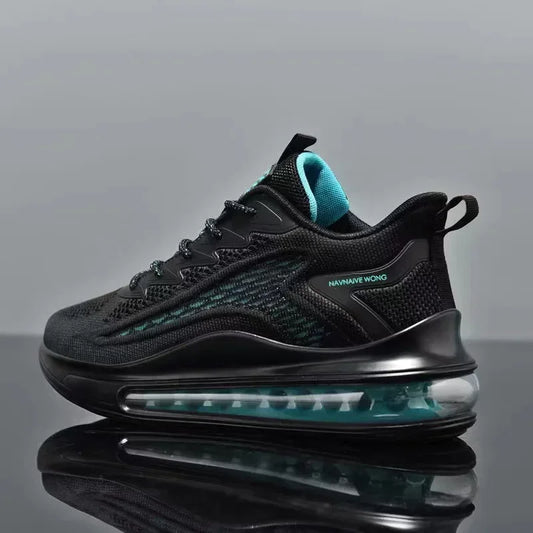 Chaussures de course à coussin d'air pour hommes, baskets décontractées tendance, respirantes et à semelle souple, pour le printemps été